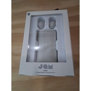 Jam Ultra Wireless Bluetooth Earbuds With Charging Case Gray HX-EP910GY New